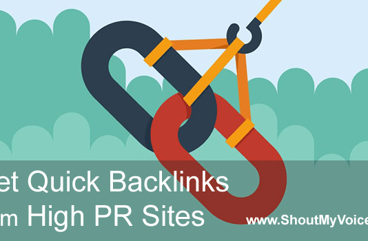 Quick Backlinks From High PR Sites