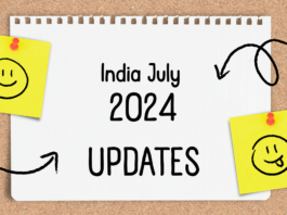 India July 2024 updates