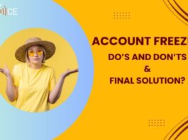 Account Freezed - Do & Don'ts, final resolution